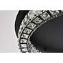 7_Elegant Lighting Monroe 26" Wide Black Crystal LED Ceiling Light more views