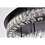 6_Elegant Lighting Monroe 30" Black Crystal LED 2-Tier Ceiling Light more views