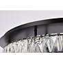 7_Elegant Lighting Monroe 30" Black Crystal LED 2-Tier Ceiling Light more views