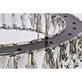 Elegant Lighting Monroe 34" Modern LED Crystal Seven Ring Chandelier