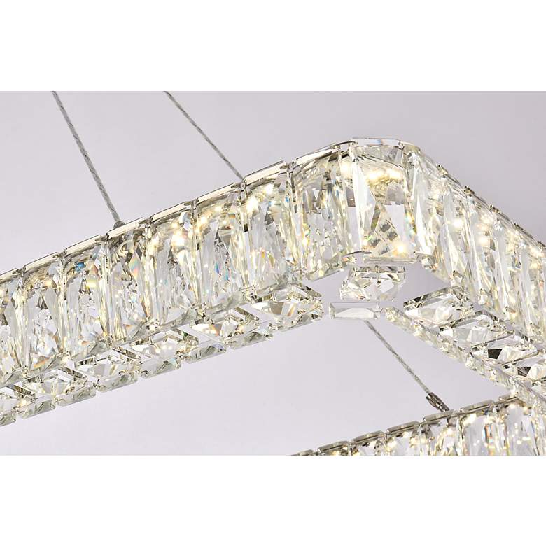 Image 5 Elegant Lighting Monroe 50" Modern LED Rectangle Pendant more views