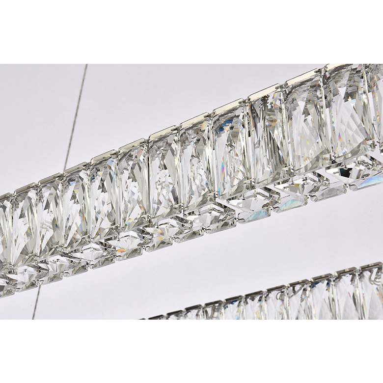 Image 6 Elegant Lighting Monroe 50" Modern LED Rectangle Pendant more views