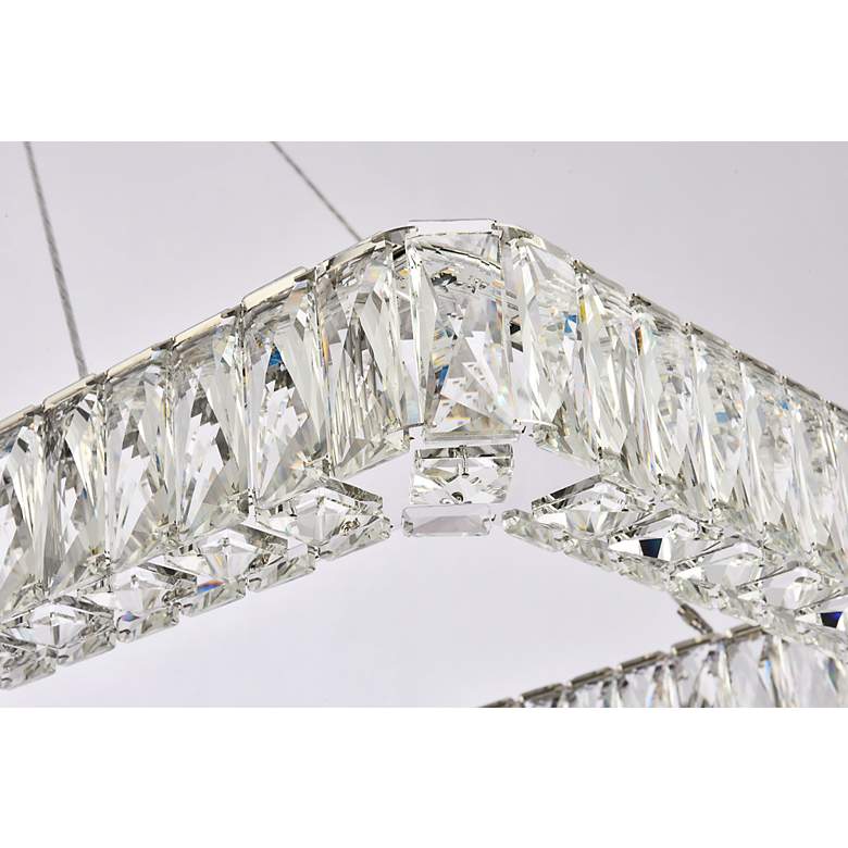 Image 7 Elegant Lighting Monroe 50" Modern LED Rectangle Pendant more views
