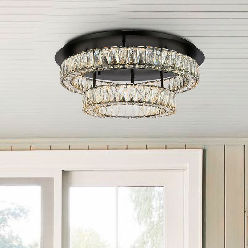 Elegant Lighting Monroe Black Collection