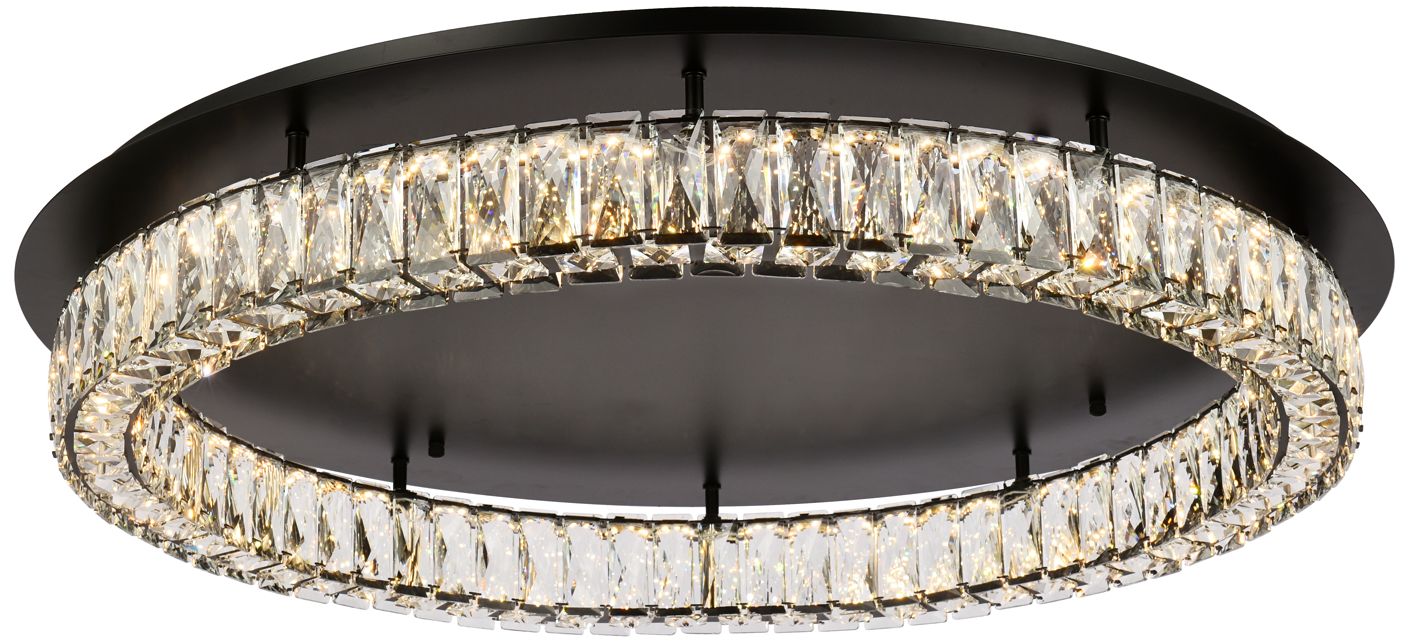 Elegant Lighting Monroe Black Collection