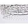 4_Elegant Lighting Nordic 28" Wide 6-Light  Black and Crystal Chandelier more views