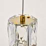 3_Elegant Lighting Polaris 2 1/4" Wide Gold and Crystal LED Mini Pendant more views