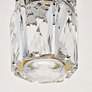 4_Elegant Lighting Polaris 2 1/4" Wide Gold and Crystal LED Mini Pendant more views