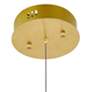 5_Elegant Lighting Polaris 2 1/4" Wide Gold and Crystal LED Mini Pendant more views