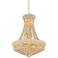 Elegant Lighting Primo 24" Traditional Gold and Crystal Chandelier