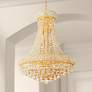 Elegant Lighting Primo 24" Traditional Gold and Crystal Chandelier
