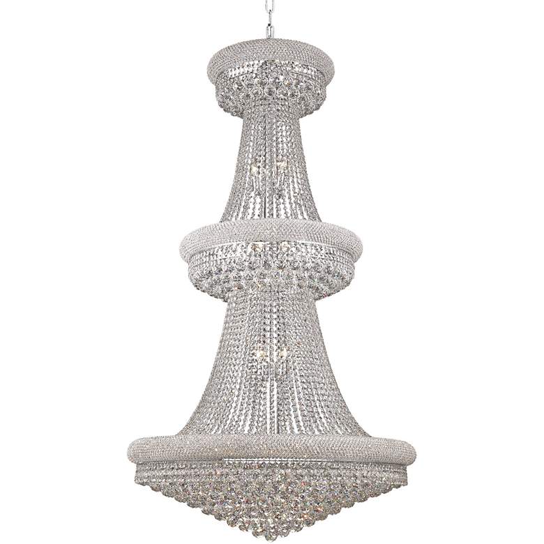 Image 2 Elegant Lighting Primo 36" Royal Clear Crystal 32-Light Chandelier