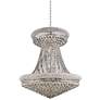 Elegant Lighting Primo 36" Wide Chrome and Clear Crystal Chandelier