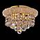 Elegant Lighting Primo Collection 3 Light Royal Cut Crystal Chandelier