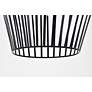 5_Elegant Lighting Ronnie 11 1/2" Mid-Century Modern Black Mini-Pendant more views