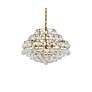 4_Elegant Lighting Savannah 18" Wide Brass and Crystal Modern Pendant more views