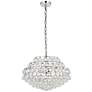 2_Elegant Lighting Savannah 20" Wide Chrome and Crystal Pendant Light