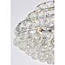 6_Elegant Lighting Savannah 20" Wide Chrome and Crystal Pendant Light more views