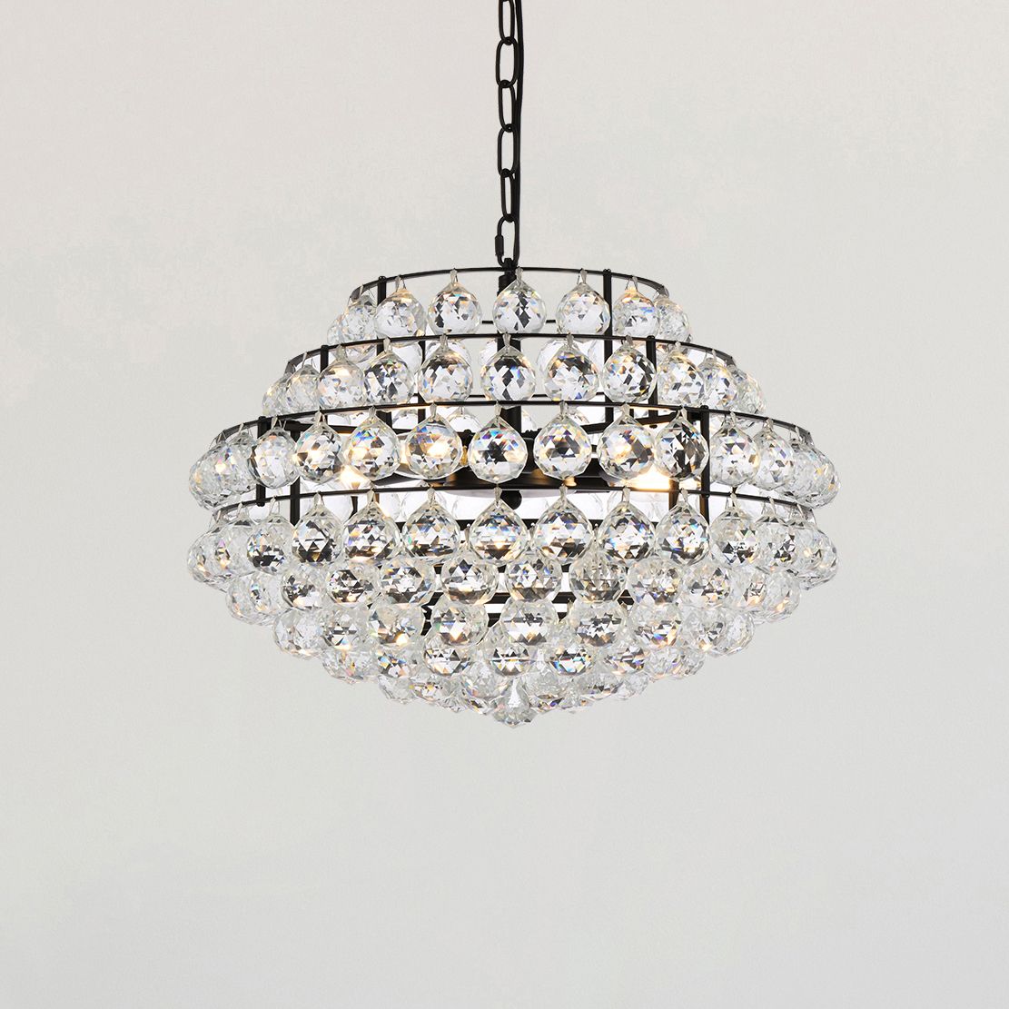 Elegant Lighting Savannah Black Collection