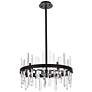 2_Elegant Lighting Serena 20" Black and Clear Crystal 10-Light Pendant