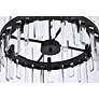 6_Elegant Lighting Serena 20" Black and Clear Crystal 10-Light Pendant more views
