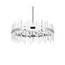 4_Elegant Lighting Serena 32" Wide Chrome Clear Crystal 16-Light Pendant more views