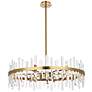 2_Elegant Lighting Serena 36" Gold and Crystal 16-Light Round Chandelier