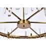 6_Elegant Lighting Serena 36" Gold and Crystal 16-Light Round Chandelier more views
