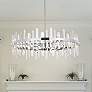 1_Elegant Lighting Serena 36" Modern Chrome Crystal Round Chandelier