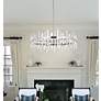 3_Elegant Lighting Serena 36" Modern Chrome Crystal Round Chandelier more views