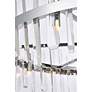 5_Elegant Lighting Serena 36" Modern Chrome Crystal Round Chandelier more views
