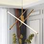 2_Elegant Lighting Sonya 28 1/2" Wide LED Gold Arm Modern Pendant