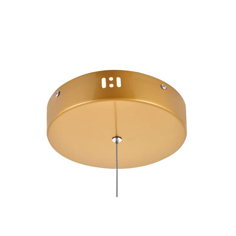 Image 7 Elegant Lighting Sonya 43.5" Wide 3-Light Gold Arm Modern Pendant more views