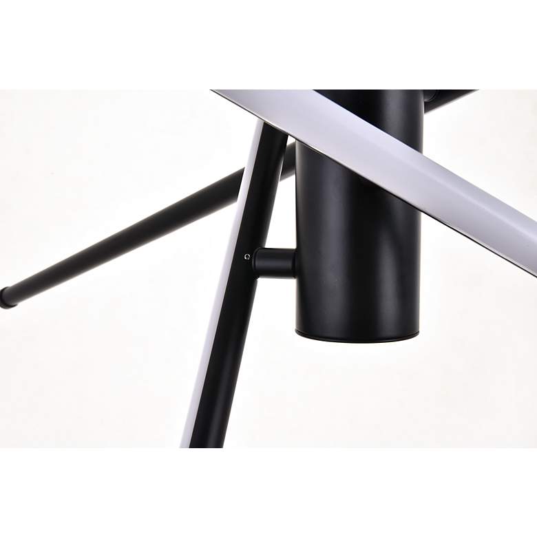 Image 7 Elegant Lighting Sonya 43 1/2" Wide 3-Light Modern Linear Arm Pendant more views