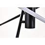 7_Elegant Lighting Sonya 43 1/2" Wide 3-Light Modern Linear Arm Pendant more views