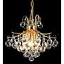 Elegant Lighting Toureg 16" Wide Gold 6-Light Crystal Chandelier