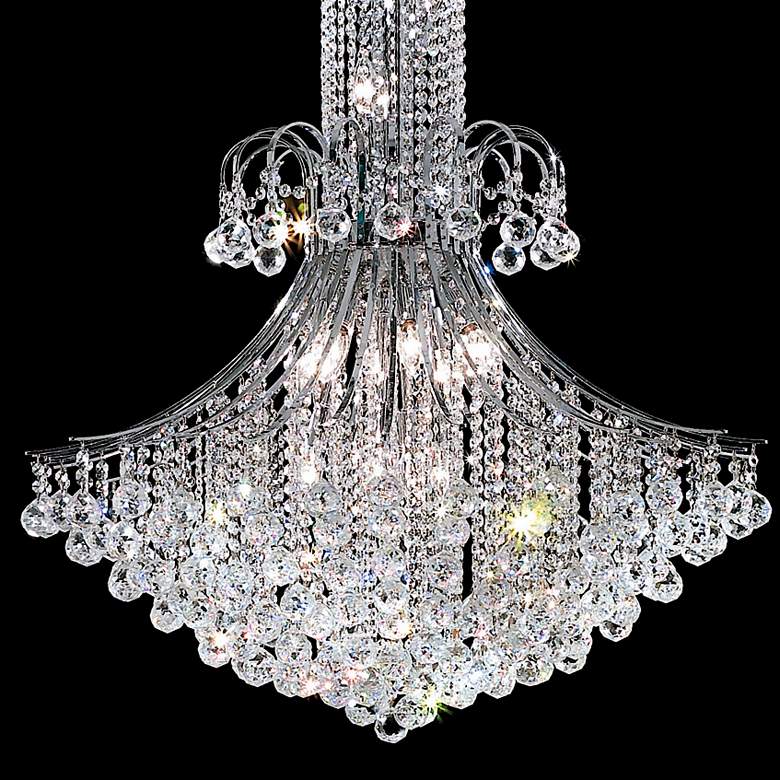 Image 2 Elegant Lighting Toureg 35" Wide Chrome 16-Light Crystal Chandelier more views