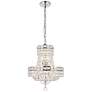 2_Elegant Lighting Tranquil 14" Wide Chrome and Crystal Chandelier