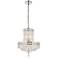 Elegant Lighting Tranquil 14" Wide Chrome and Crystal Chandelier