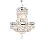 4_Elegant Lighting Tranquil 14" Wide Chrome and Crystal Chandelier more views