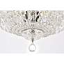 5_Elegant Lighting Tranquil 14" Wide Chrome and Crystal Chandelier more views