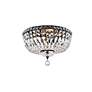 4_Elegant Lighting Tranquil 16" Black and Crystal Ceiling Light more views