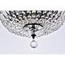 5_Elegant Lighting Tranquil 16" Black and Crystal Ceiling Light more views