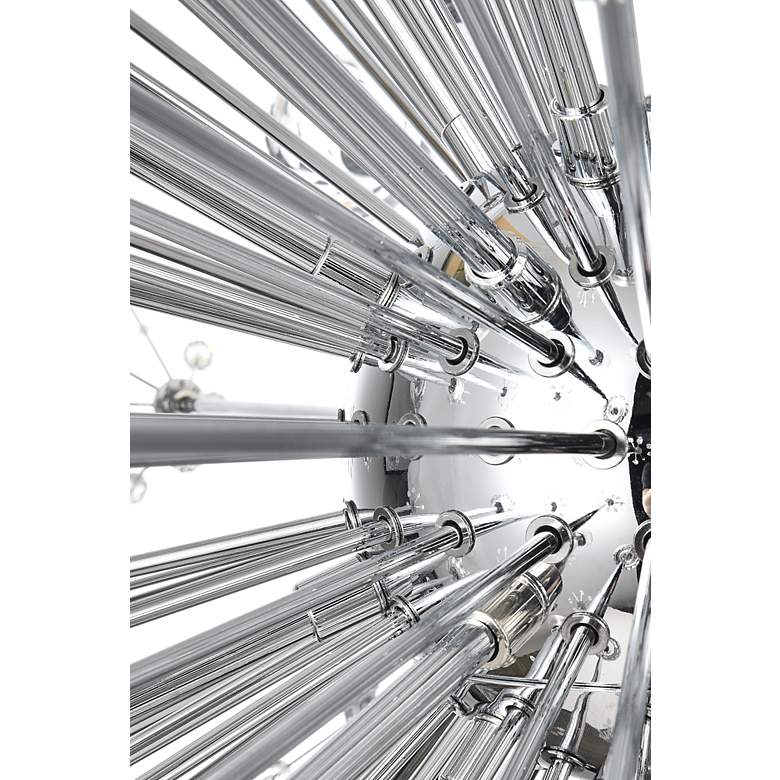 Image 5 Elegant Lighting Vera 38 inch Crystal Starburst Round Pendant more views