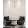 4_Elegant Lighting Weston 24" Wide Satin Gold LED Multi-Light Pendant more views