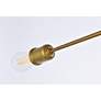 4_Elegant Lighting Xavier 26" Wide Brass 4-Arm Modern Ceiling Light more views