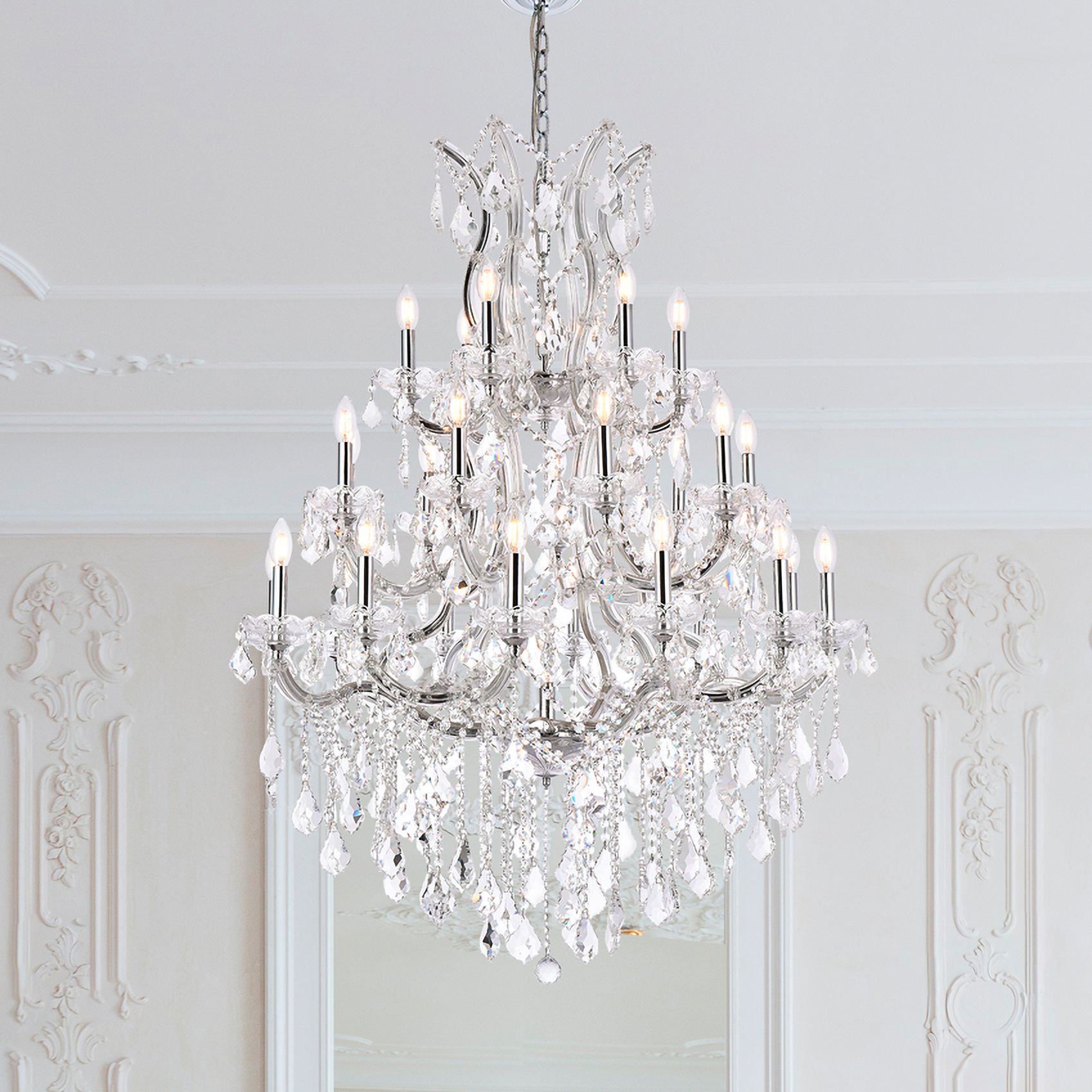 Elegant Maria Theresa Chrome Collection