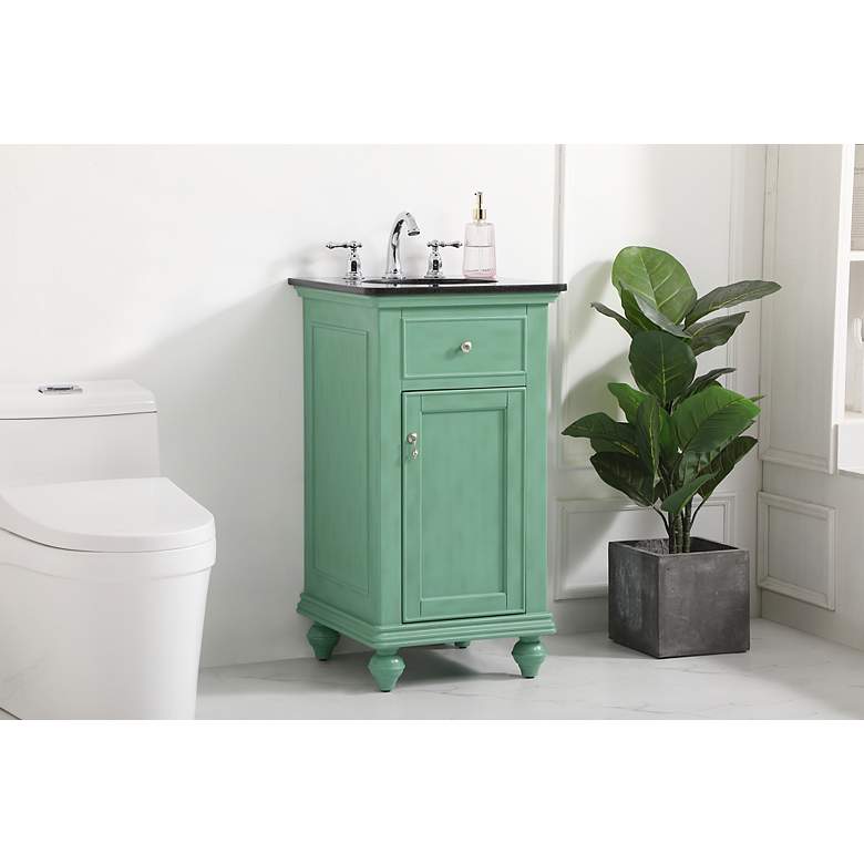 Image 3 Elegant Otto 19 In. Bathroom Vanity In Mint more views