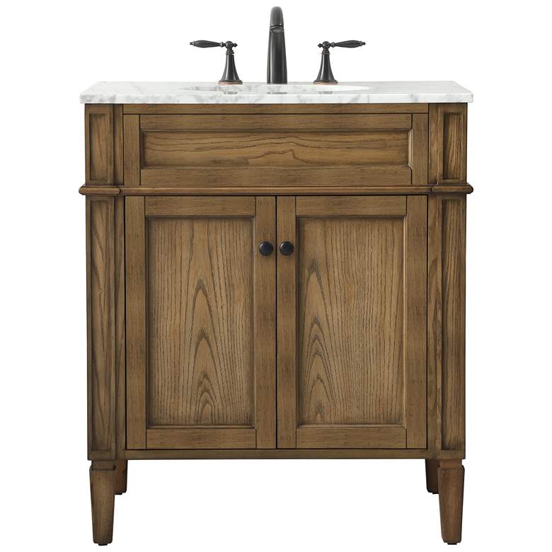 Image 1 Elegant Park Avenue 30 In. Bathroom Vanity In Driftwood