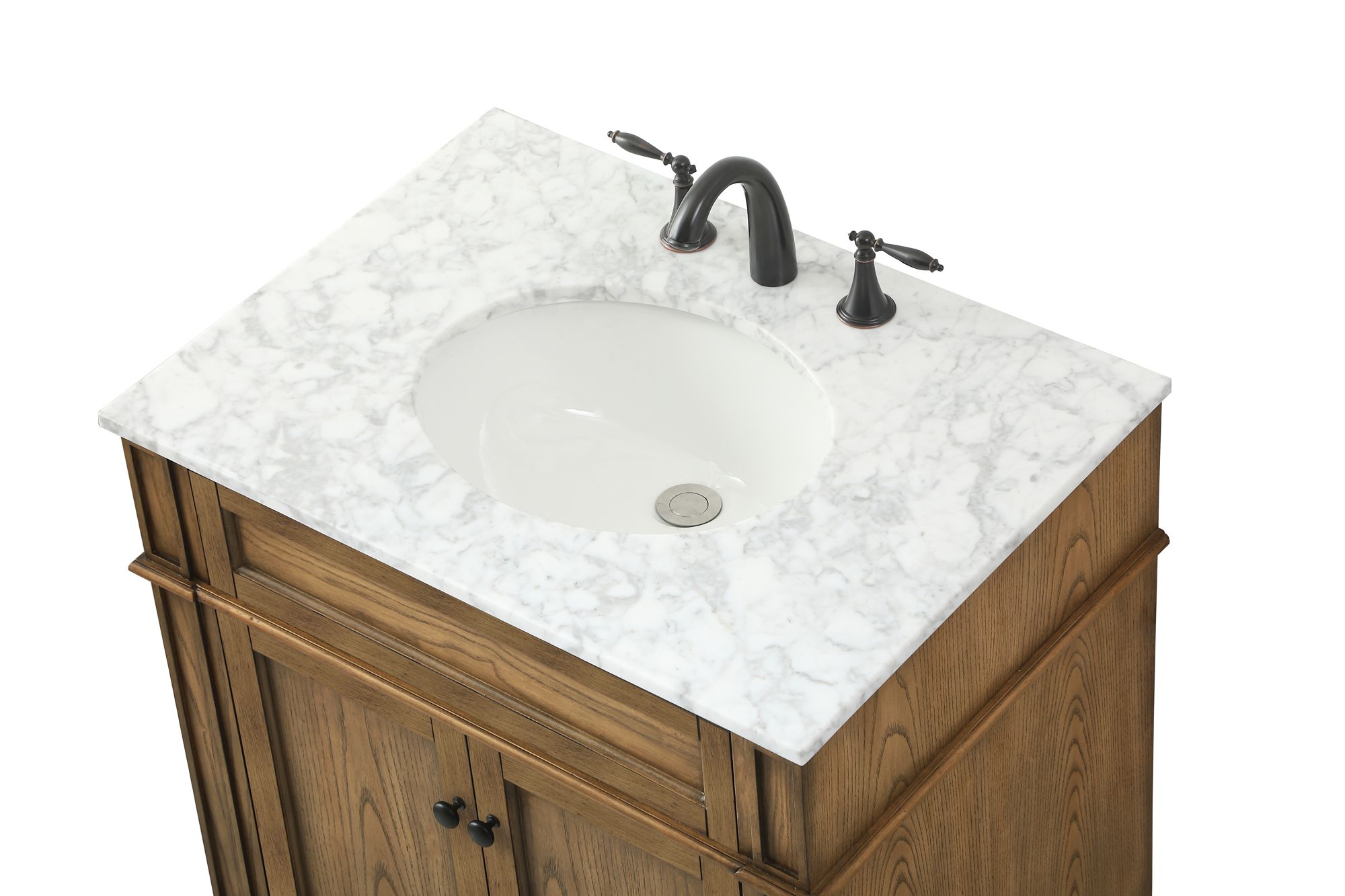 Elegant Park Avenue 30 In. Bathroom Vanity In Driftwood